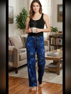 Briefly Stated Sleep Lounge Pants Lightweight 3X 22W-24W With Pockets New